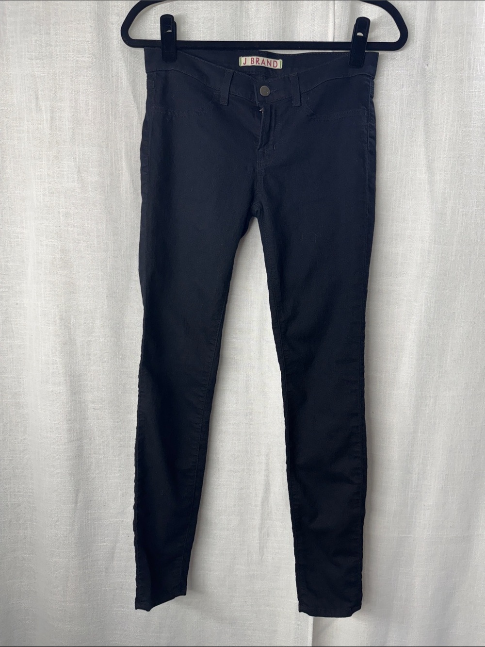 J Brand Black Skinny Denim Jeans Size 28